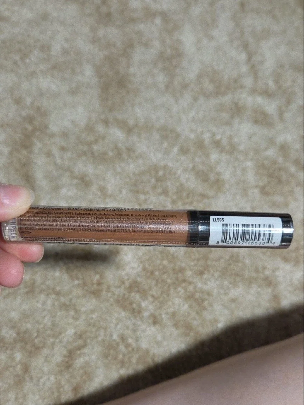 NYX Lingerie Shimmer Lipstick - Shimmery Bronze